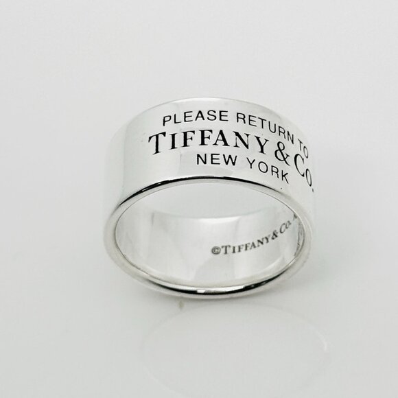 Size 6.5 Return to Tiffany New York Ring in Sterling Silver Authentic - Picture 1 of 8
